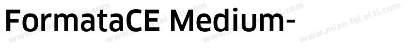 FormataCE Medium字体转换
